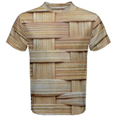 Wicker Model Texture Craft Braided Men s Cotton Tee by Nexatart