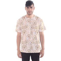 Dandelion Rose Rosa Flower Men s Sports Mesh Tee