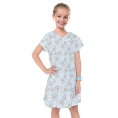 Tooth Of Lion Dandelion Kids  Drop Waist Dress