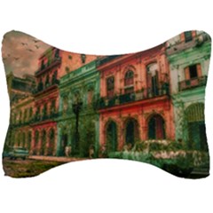 Havana Cuba Architecture Capital Seat Head Rest Cushion by Nexatart