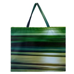 Greenocean Zipper Large Tote Bag by kunstklamotte023