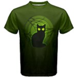 Halloween Cat Men s Cotton Tee