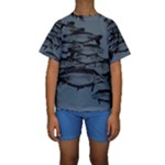 Carp fish Kids  Short Sleeve Swimwear