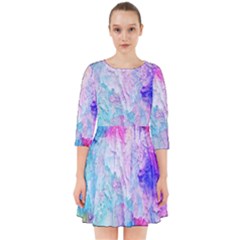 Background Art Abstract Watercolor Smock Dress by Sapixe