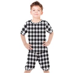 Square Diagonal Pattern Seamless Kid s Set by Sapixe