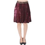 Wordsworth Red Mix 2 Velvet High Waist Skirt