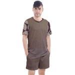 Wordsworth Red Mix 3 Men s Mesh Tee and Shorts Set