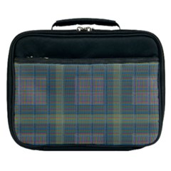 Plaid Pencil Crayon Pattern Lunch Bag by emilyzragz