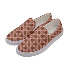 Qt Pie Polka Dot Pattern Women s Canvas Slip Ons by emilyzragz