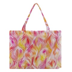 Pretty Painted Pattern Pastel Medium Tote Bag by Sapixe