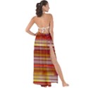 Abstract Stripes Color Game Maxi Chiffon Tie-Up Sarong View2