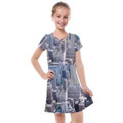 Manhattan New York City Kids  Cross Web Dress by Sapixe