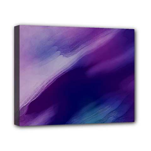 Purple Background Art Abstract Watercolor Canvas 10  X 8  (stretched) by Sapixe