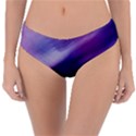 Purple Background Art Abstract Watercolor Reversible Classic Bikini Bottoms View3