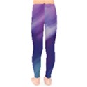 Purple Background Art Abstract Watercolor Kids  Legging View2