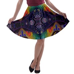 Phronesis Awareness Philosophy A-line Skater Skirt