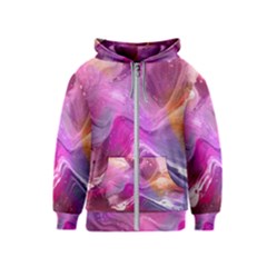 Background Art Abstract Watercolor Kids  Zipper Hoodie by Sapixe
