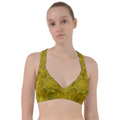 Sunshine Feathers And Fauna Ornate Sweetheart Sports Bra by pepitasart