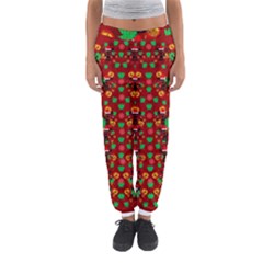 Christmas Time With Santas Helpers Women s Jogger Sweatpants by pepitasart