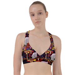 Painted House Sweetheart Sports Bra by MRTACPANS