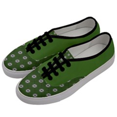 Logo Kekistan Pattern Elegant With Lines On Green Background Women s Classic Low Top Sneakers by snek