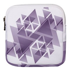 Geometry Triangle Abstract Mini Square Pouch