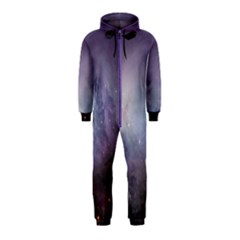 Orion Nebula Pastel Violet Purple Turquoise Blue Star Formation Hooded Jumpsuit (kids) by genx