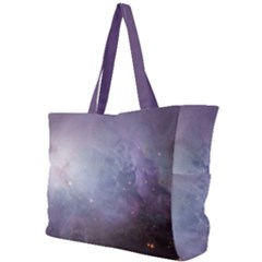 Orion Nebula Pastel Violet Purple Turquoise Blue Star Formation Simple Shoulder Bag by genx