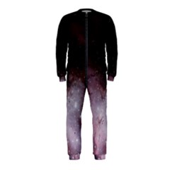 Eagle Nebula Wine Pink And Purple Pastel Stars Astronomy Onepiece Jumpsuit (kids) by genx