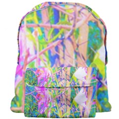 Abstract Oriental Lilies In My Rubio Garden Giant Full Print Backpack by myrubiogarden