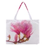 Wild Magnolia flower, watercolor art Medium Tote Bag