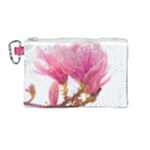 Wild Magnolia flower, watercolor art Canvas Cosmetic Bag (Medium)