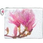 Wild Magnolia flower, watercolor art Canvas Cosmetic Bag (XXXL)