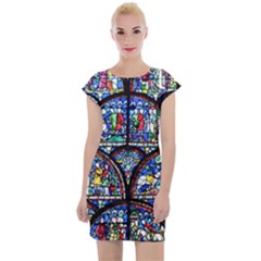 Stained Glass Cap Sleeve Bodycon Dress by chihuahuadresses