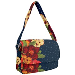 Flowers Vintage Floral Courier Bag by Wegoenart