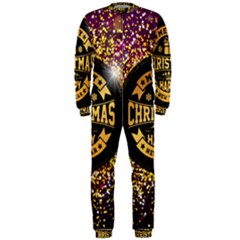 Christmas Golden Labels Xmas Onepiece Jumpsuit (men)  by Simbadda