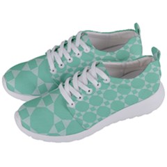 Mint Star Pattern Men s Lightweight Sports Shoes