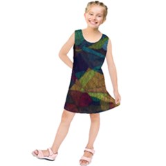 Background Color Template Abstract Kids  Tunic Dress by Wegoenart