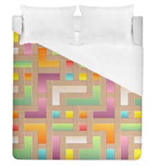 Abstract Background Colorful Duvet Cover (queen Size) by Wegoenart