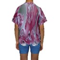 Fractal Gradient Colorful Infinity Kids  Short Sleeve Swimwear View2
