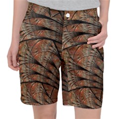 Fractals Artistic Digital Design Pocket Shorts by Wegoenart