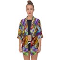 Unicorn Rave Open Front Chiffon Kimono View1