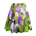 Art Flower Flowers Fabric Fabrics High Waist Skirt View1