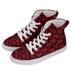 Red Dragon Women s Hi-top Skate Sneakers by LalaChandra