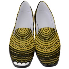 Design Circular Shape Round Women s Classic Loafer Heels by Pakrebo