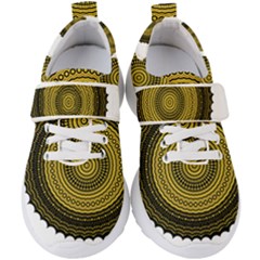 Design Circular Shape Round Kids  Velcro Strap Shoes by Pakrebo