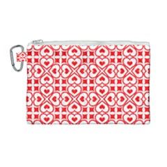 Background Card Checker Chequered Canvas Cosmetic Bag (large) by Pakrebo