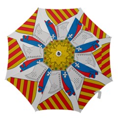 Community Of Valencia Coat Of Arms Hook Handle Umbrellas (medium) by abbeyz71