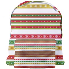 Christmas Ribbons Christmas Gold Giant Full Print Backpack by Pakrebo