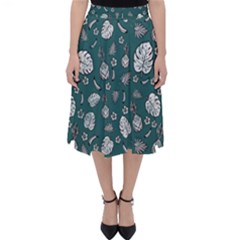 Tropical Pattern Classic Midi Skirt by Valentinaart